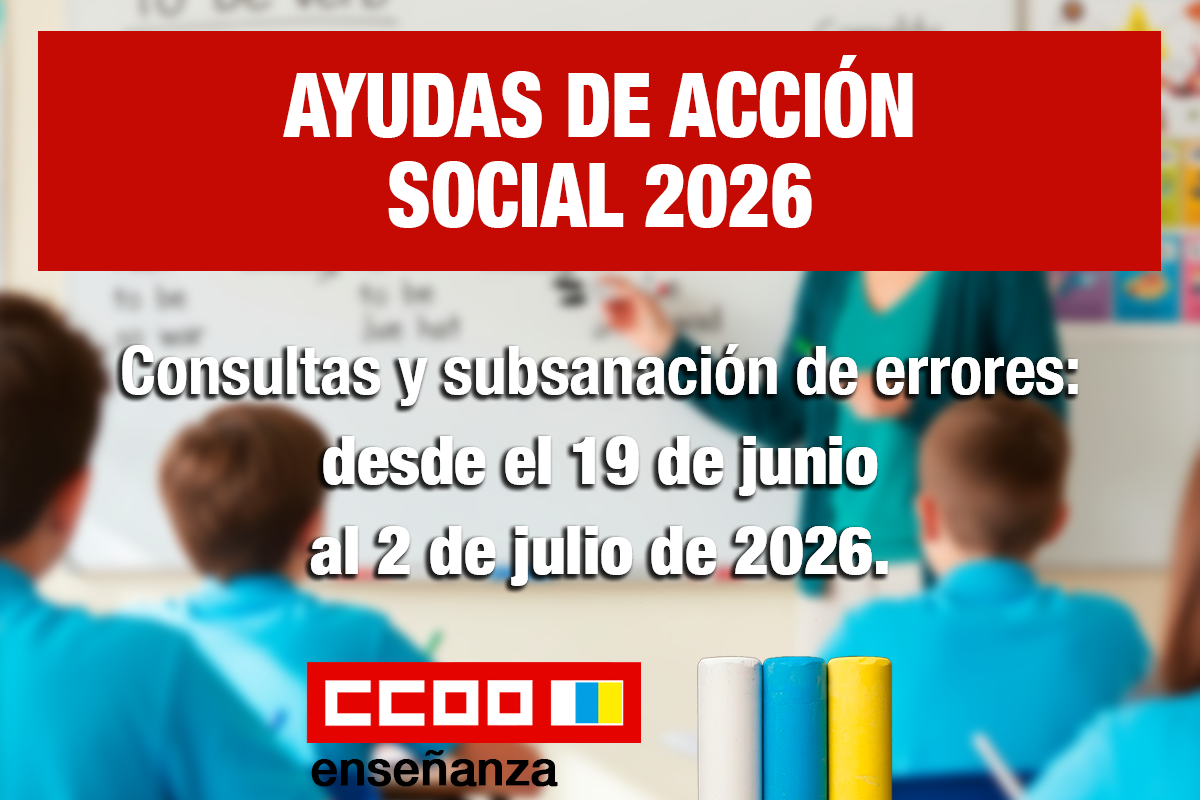 Consultas y subsanación de errores: desde el 19 de junio al 2 de julio de 2026.