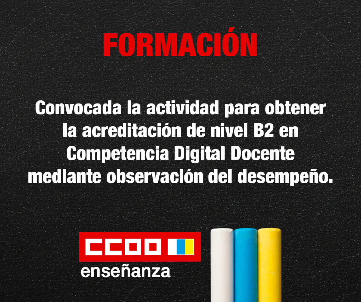 Acreditación nivel B2 Competencia Digital Docente