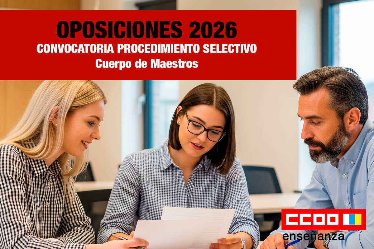 OPOSICIONES 2026 - CONVOCATORIA PROCEDIMIENTO SELECTIVO - Cuerpo de Maestros