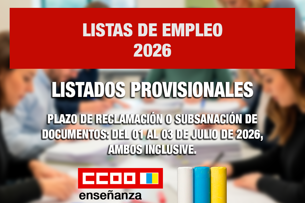 Listas de empleo.