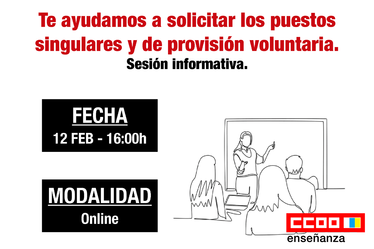 Te ayudamos a solicitar los puestos singulares y de provisión voluntaria.
