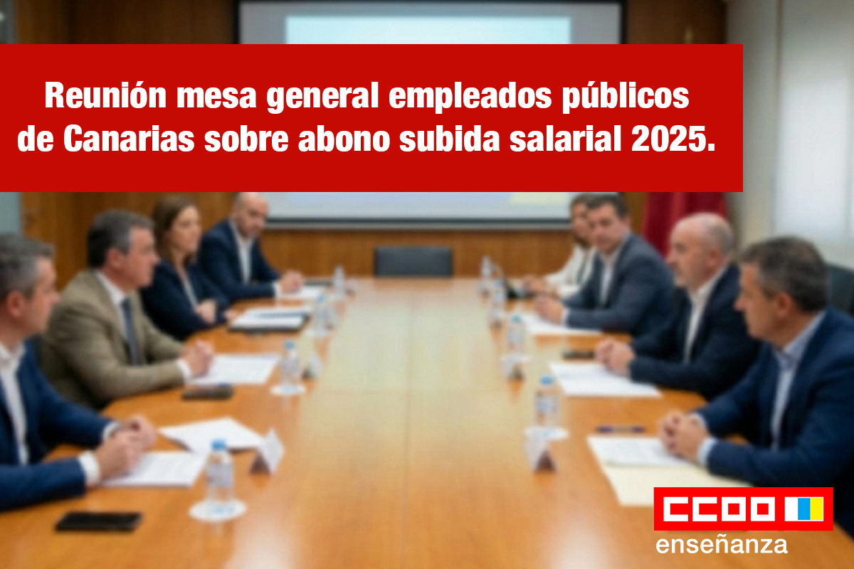 MESA GENERAL DE NEGOCIACIÓN DE EMPLEO PÚBLICO DE LA ADMINISTRACIÓN PÚBLICA DE LA COMUNIDAD AUTÓNOMA DE CANARIAS