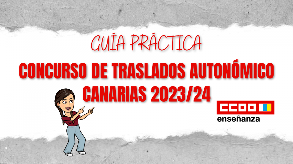 Guía práctica concurso de traslados autonómico Canarias 2023/24