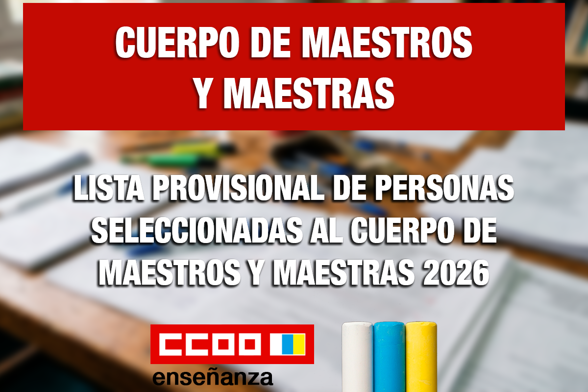 Cuerpo de Maestros y Maestras 2026
