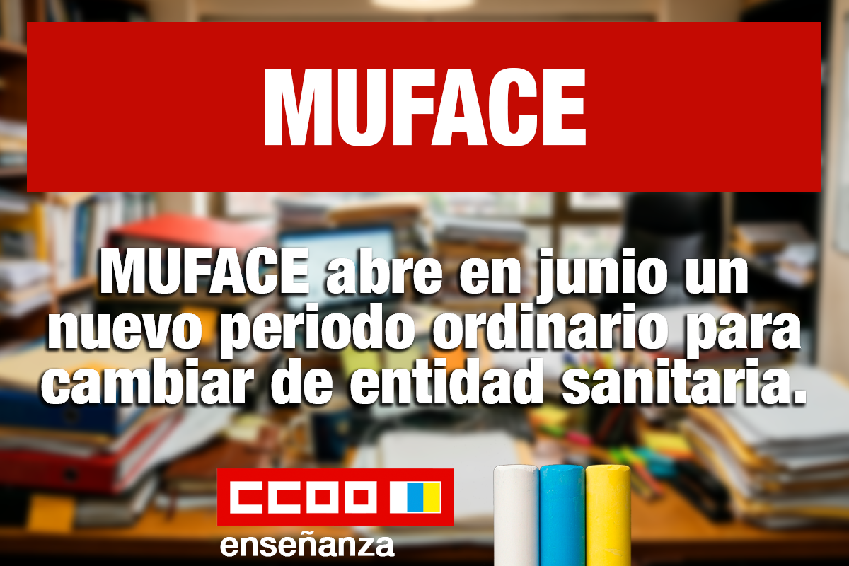 MUFACE abre en junio un nuevo periodo ordinario para cambiar de entidad sanitaria.