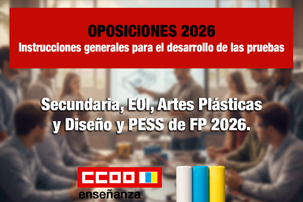 Instrucciones generales para el desarrollo de las pruebas