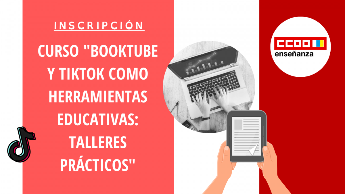 Inscripción en curso "BookTube y TikTok como herramientas educativas: talleres prácticos"