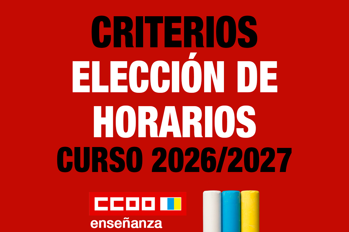 Elección de horarios 26/27