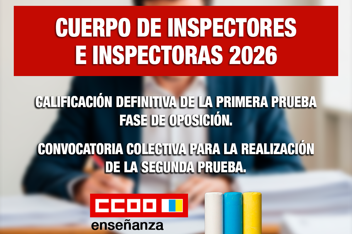 Oposiciones del Cuerpo de Inspectores e Inspectoras 2026