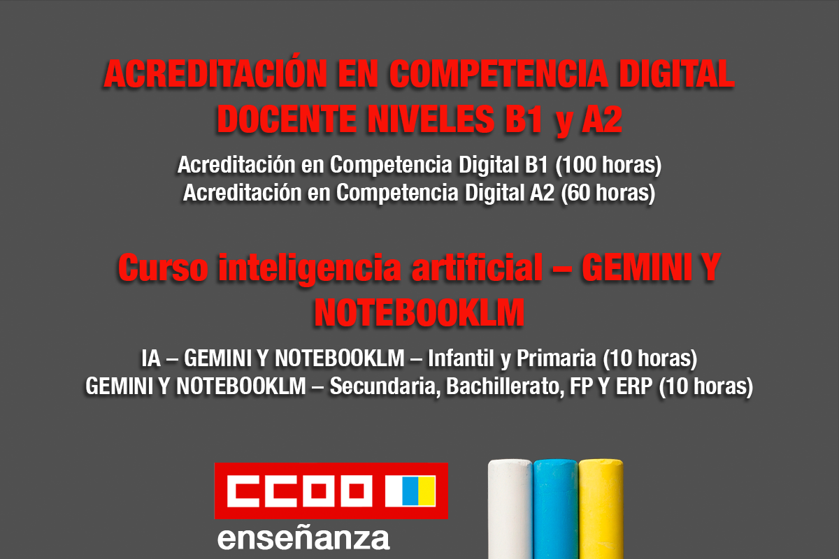 Cursos Consejería de Educación